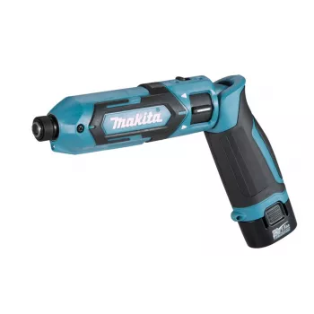 Rázový skrutkovač Makita TD022DSE 1/4 palca 2450 ot/min 25 N⋅m čierna, modrá