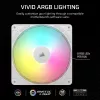 Ventilátor Corsair RS140 ARGB 14 cm biely 330-1700 ot/min