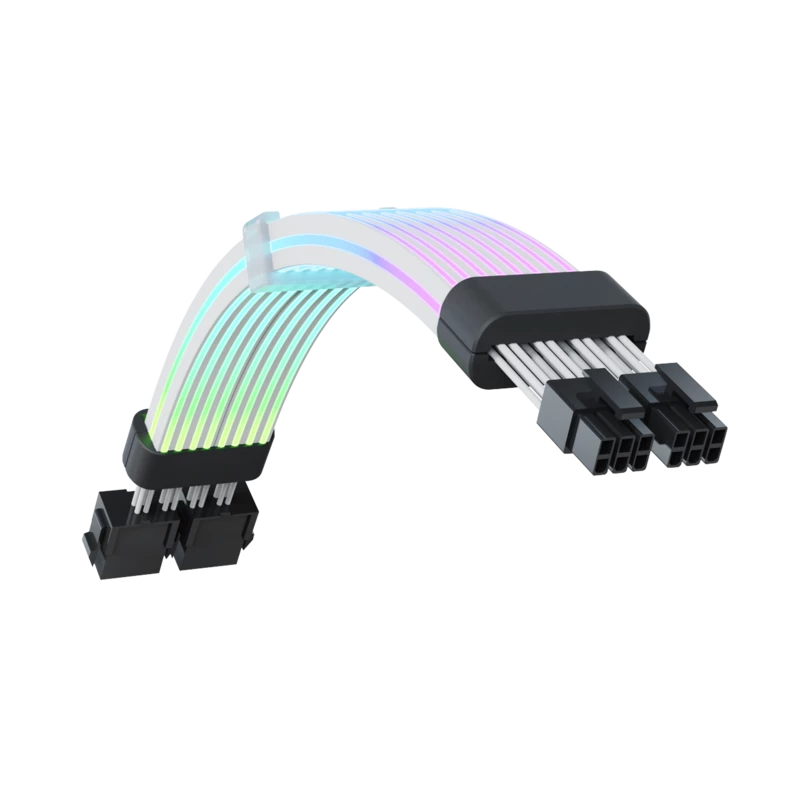 Gamemax | predlžovací kábel napájacieho zdroja | VGA/CPU 2x8PIN-B | čierny