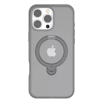 Puzdro na telefón Torras UPRO OSTAND SPIN SERIES pre iPhone 16 Pro Max, titánovo sivá