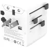 Cestovný adaptér 20W GaN Nomad 2xUSB-C + 1xA