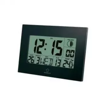 Nástenné hodiny Renkforce E0311R — obdĺžnikové 230 × 163 mm, čierne