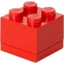 Lego dóza na obed Mini 4 červená 4011 (40111730)