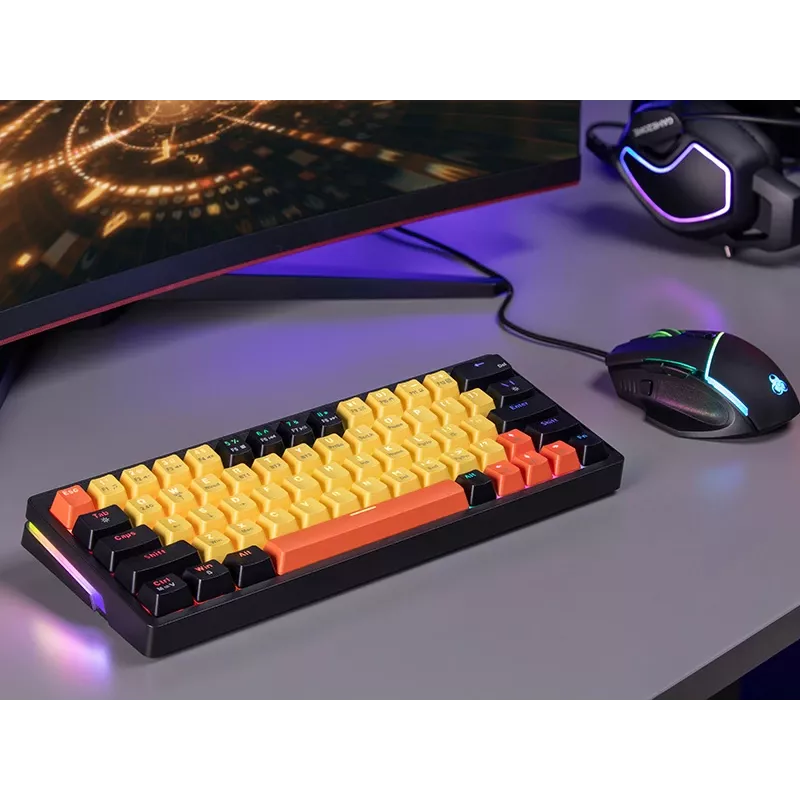 Mechanická klávesnica Tracer Gamezone EVO2 Hot Swap 63 (žltá)