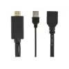 Cablexpert video adaptér - 10 cm