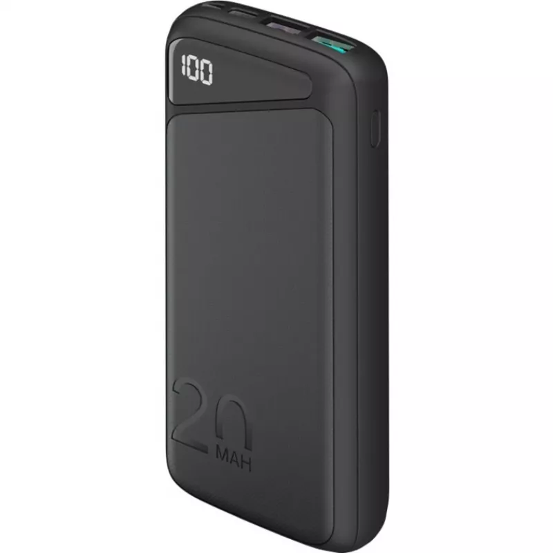 Rýchlonabíjacia powerbanka 20.000 mAh (čierna, PD, Quick Charge 3.0, Super Charge)