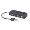 USB 2.0 rozhranie hub Gembird UHB-U2P4-05 so 4 USB portmi