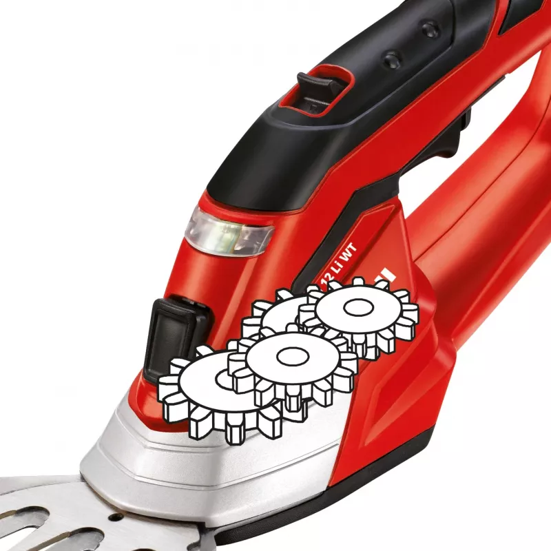 Einhell GE-CG 12 Li akumulátorové nožnice na trávu 12 V lithium-ion (Li-Ion) čierna, červená, strieborná