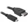 DeLOCK - video / audio kábel - HDMI - 32 AWG - HDMI, 19-pinový (M) - 19-pinový Micro-HDMI (M) - 3 m (82663)