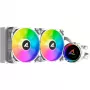 S80 RGB White AIO 240mm, kvapalinové chladenie biele