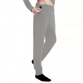 Dlhé spodky Glovii GP1GM sivá pánske dospelý 6 % elastan 94 % polyester