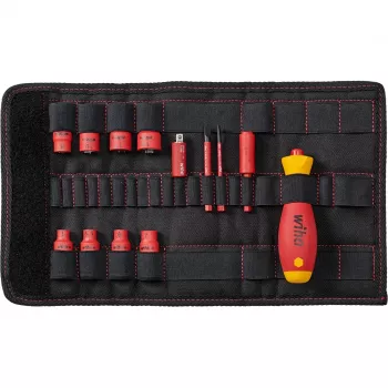 Sada skrutkovačov Wiha slimVario 1/4 43467 (model 7209NK2004) – kompaktná sada výmenných bitov
