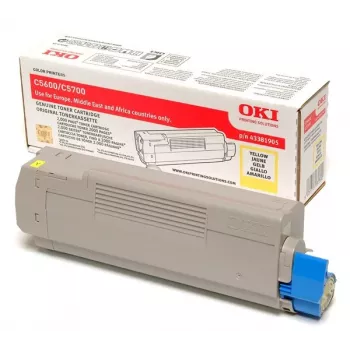 Toner OKI toner 43381905 žltý 43324405 10000 strán