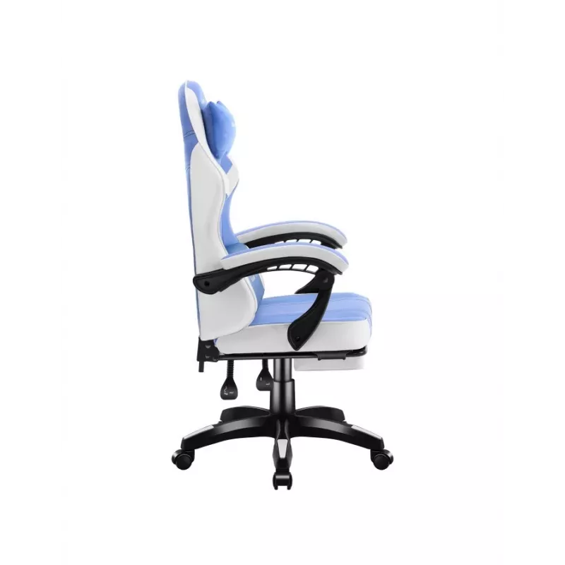Herná stolička huzaro Force 3.7 modrá — ergonomický dizajn, výškovo nastaviteľná