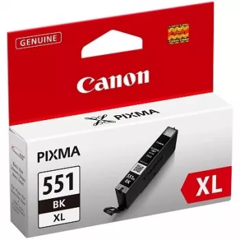 Canon CLI-551XL BK s atramentová náplň 1 ks originálna vysoká (XL) výťažnosť fotografická čierna