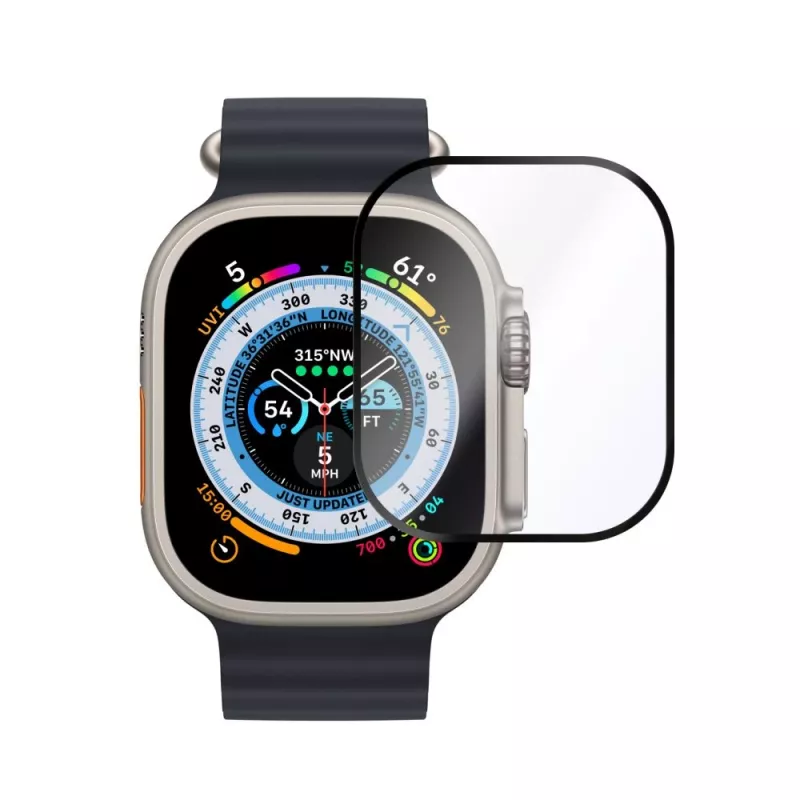Fixed | Armor tvrdené sklo pre Apple Watch Ultra 49mm/Ultra 2 49mm | čierne
