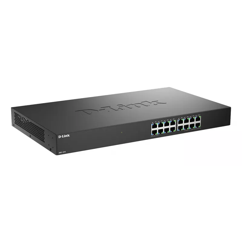 D-Link 16-portový 2.5G Multi-Gigabit neupravovaný switch, neupravovaný, L2+, 2.5G Ethernet (100/1000/2500)