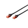 Sieťový kábel Digitus CAT 6 U/UTP RJ-45 0,5 m čierny