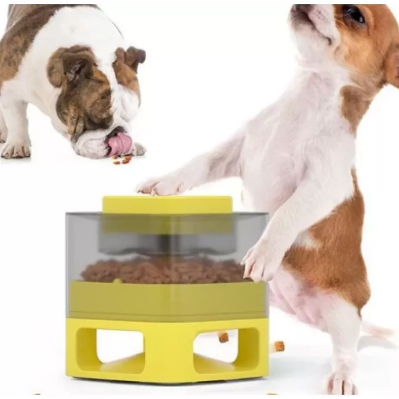 Doggy Village MT7130Y auto-bufet pre domáce zvieratá žltý