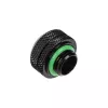 Fitting BitsPower BP-MBEML14 mosadzný konektor na kvapalinové chladenie, čierny, 14 mm