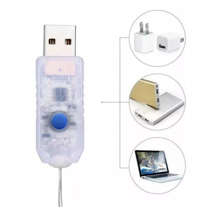 LED záves Extralink KURTYNA LED 3x3 s diaľkovým ovládačom (model EX.73172)
