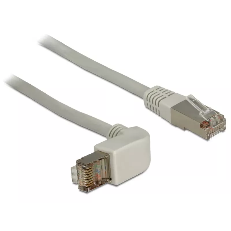 Sieťový kábel DeLOCK 1 m Cat.5e RJ-45 S/FTP sivý
