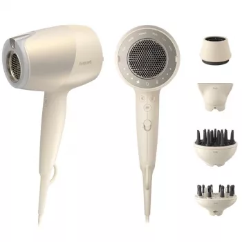 Fén Philips 9000 série BHD829/00, 1800 W, iontový, 3 stupne teploty/3 rýchlosti, 4 trysky (koncentrátor, difúzor), béžová