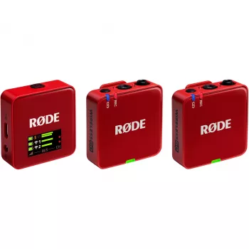 RØDE Wireless GO III Red - bezdrôtový mikrofónový systém (červená)