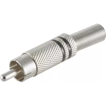 Cinch (RCA) konektor ShiverPeaks 6 mm kovový 52000-S