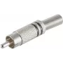 Cinch (RCA) konektor ShiverPeaks 6 mm kovový 52000-S