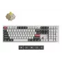 Mechanická klávesnica Keychron Q6 Ultra 8K — Full-Size 100 %, USB + RF bezdrôtová + Bluetooth, RGB, biela