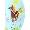 Hodiny NeXtime 8812 Jump for joy, Ø30 cm, nástenné hodiny, modrá/viacfarebná