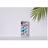 Obal na telefón iKins pre iPhone XS / iPhone X S – biely poppin rock ochranný kryt zadnej strany