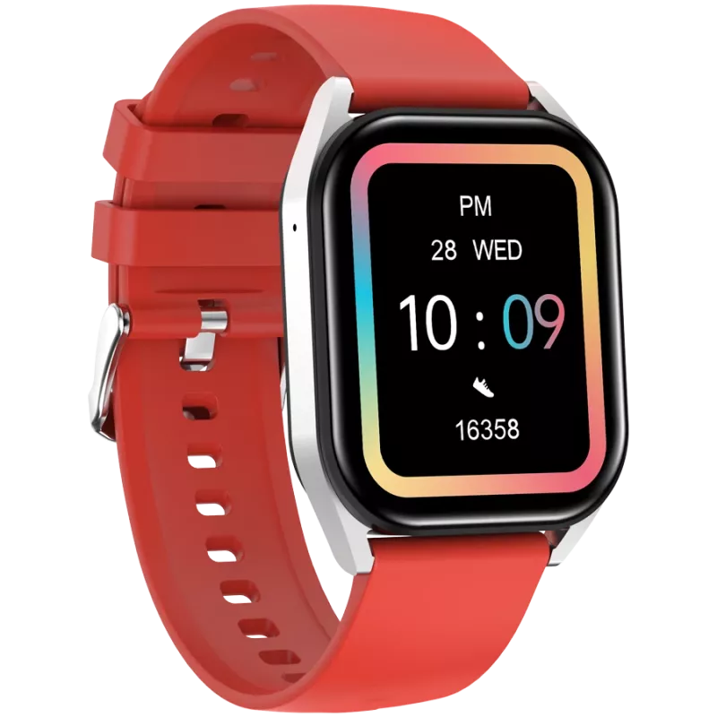 Smart Watch CANYON Chatter SW-58 BT-CALL strieborná červená