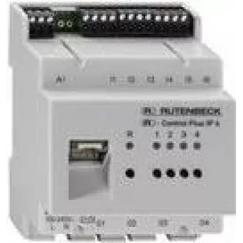 IP spínací aktor Rutenbeck Control Plus IP 4 model 700802615 pre sieťové spínanie