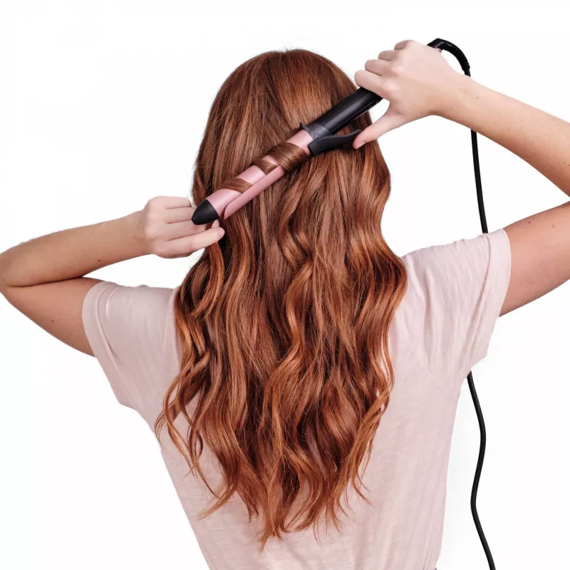 BaByliss C452E 32mm kulma na vlasy teplá čierna, ružová 98,4 (2,5 m)
