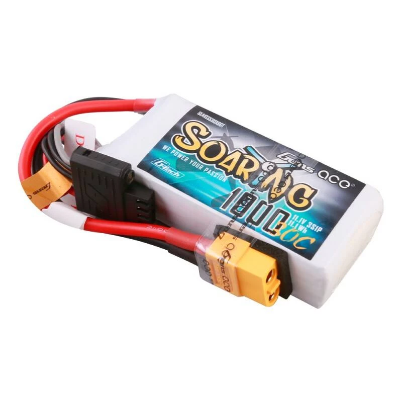Batéria Gens ace Soaring 1000mAh 11,1V 30C 3S1P Lipo Pack