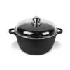 Maestro MR-4616C hrniec s pokrievkou 16 cm 1 l čierny