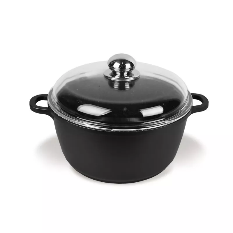 Maestro MR-4616C hrniec s pokrievkou 16 cm 1 l čierny