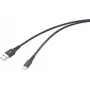 Renkforce RF-6872332 USB kábel čierny