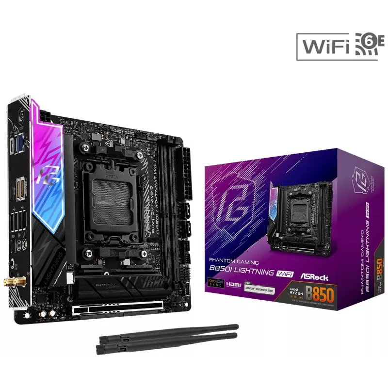 ASRock B850I Lightning WiFi AM5 Mini-ITX základná doska