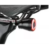 Rockbros Q5 čierne zadné svetlo na bicykel s inteligentným STOP systémom
