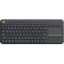 Logitech K400 Plus TV – Mini – bezdrôtová – RF Wireless – QWERTY – čierna