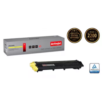 Activejet ATB-245YN toner (náhrada za Brother TN-245Y; Supreme; 2200 strán; žltý)