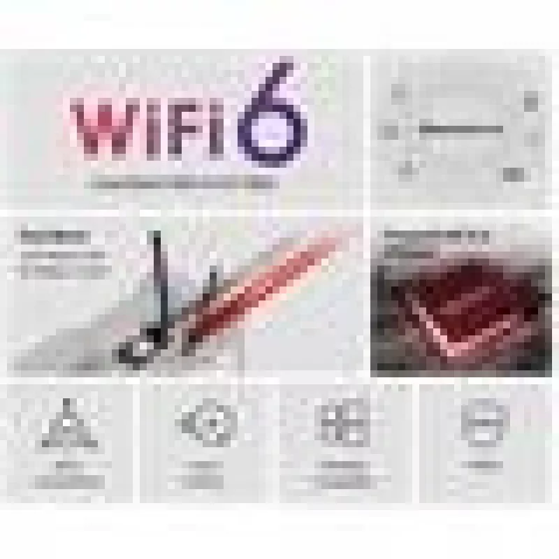 Mercusys MA70XE AX1800 Wi-Fi 6 Bluetooth adaptér PCI Express, dvojpásmový