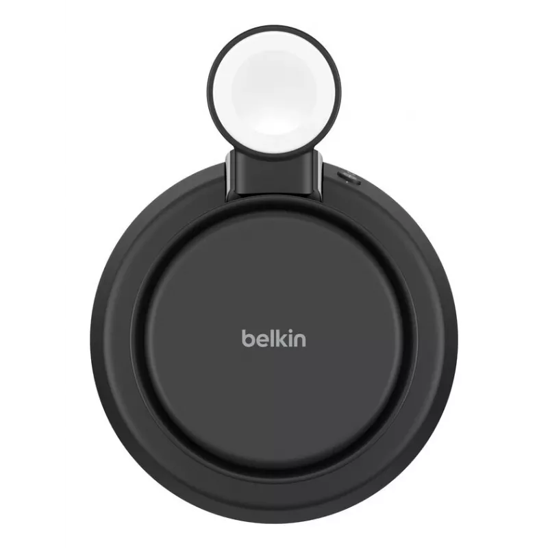 Interiérová nabíjačka Belkin UltraCharge Pro 25W Qi2 3v1 magnetická nabíjačka Charcoal