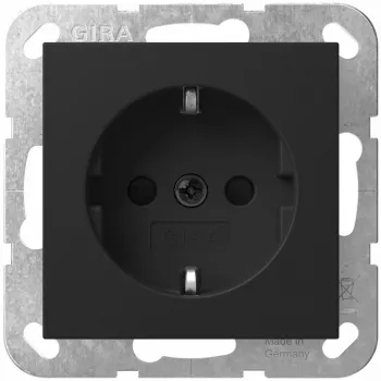 Zásuvka Schuko Gira 4453005 pre System 55 (výmenná vložka) – model 4453005