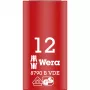 VDE Zyklop nástrčný kľúč, 12mm, 3/8 červený/žltý, izolovaný do 1 000 voltov