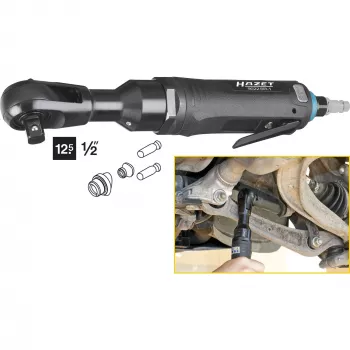 Pneumatický rázový uťahovák s račňou Hazet 9022SR-1, 1/2″ (12,5 mm), 102 N·m
