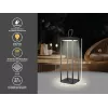 Nabíjacia lampáš Beper P207ILI100 — čierny, prenosné LED osvetlenie